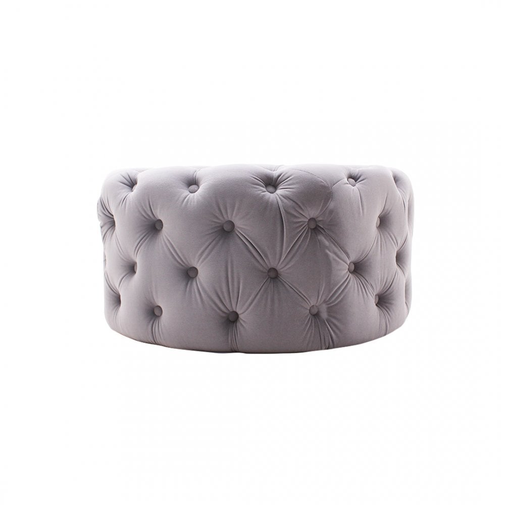 Melia Round LUX Pouffe