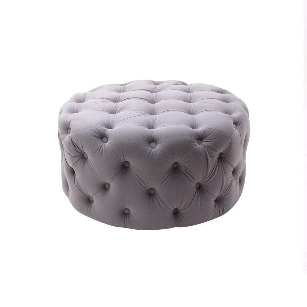 Melia Round LUX Pouffe