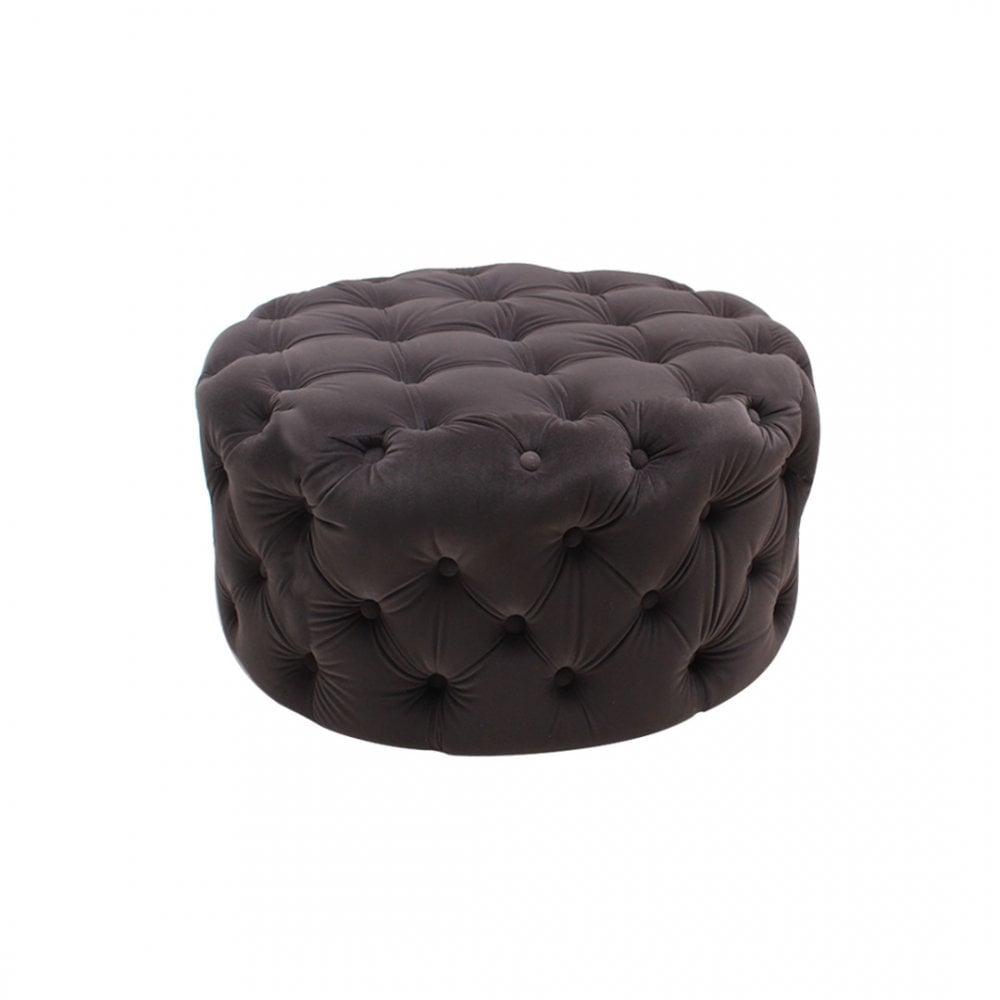 Melia Round LUX Pouffe