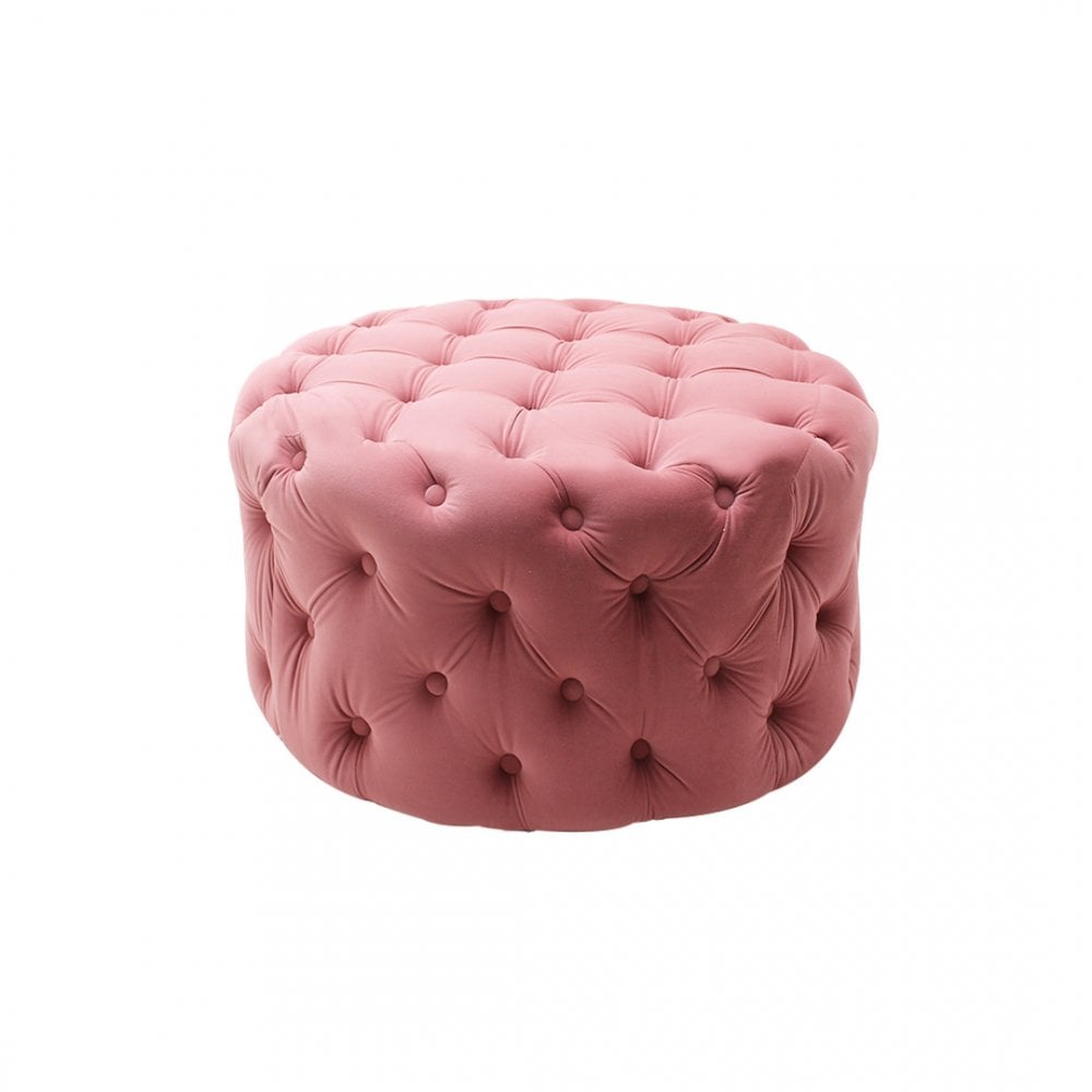 Melia Round LUX Pouffe