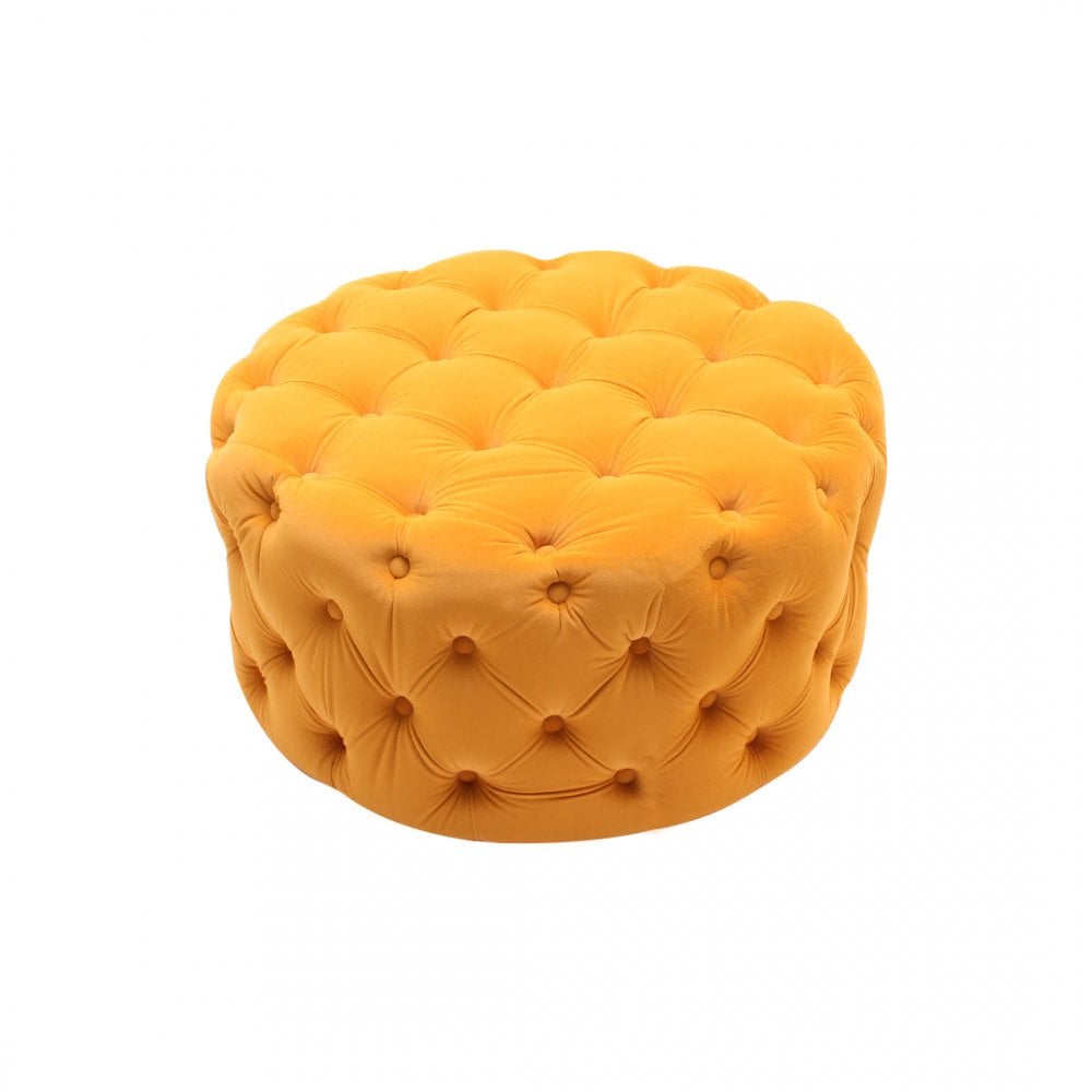 Melia Round LUX Pouffe