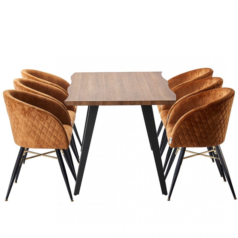 Vittorio Rocco LUX Dining Set
