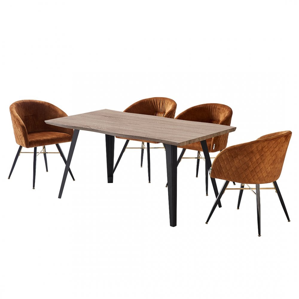 Vittorio Rocco LUX Dining Set
