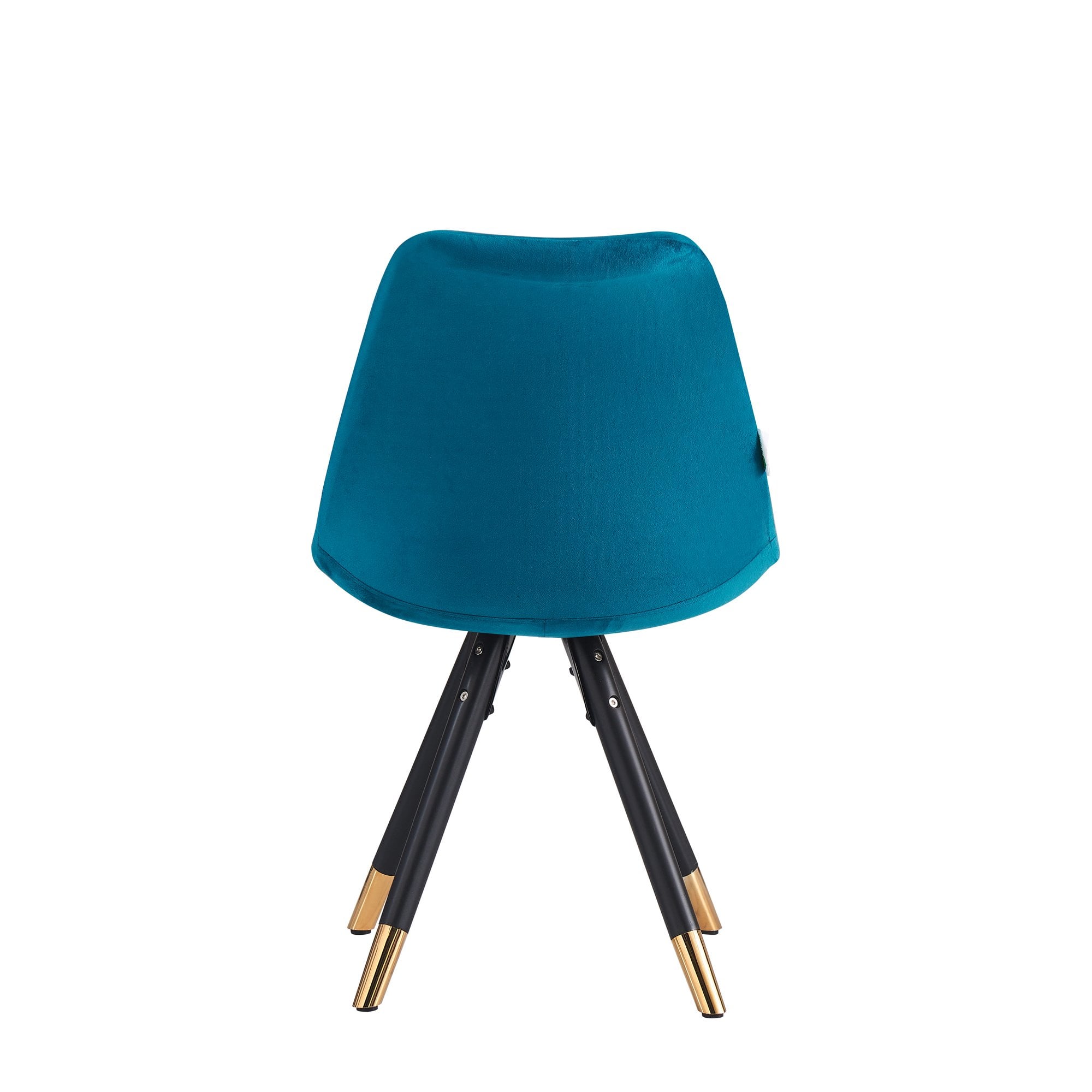 Sofia Velvet Dining Chair with Metal Legs - Retro Scandinavian Style