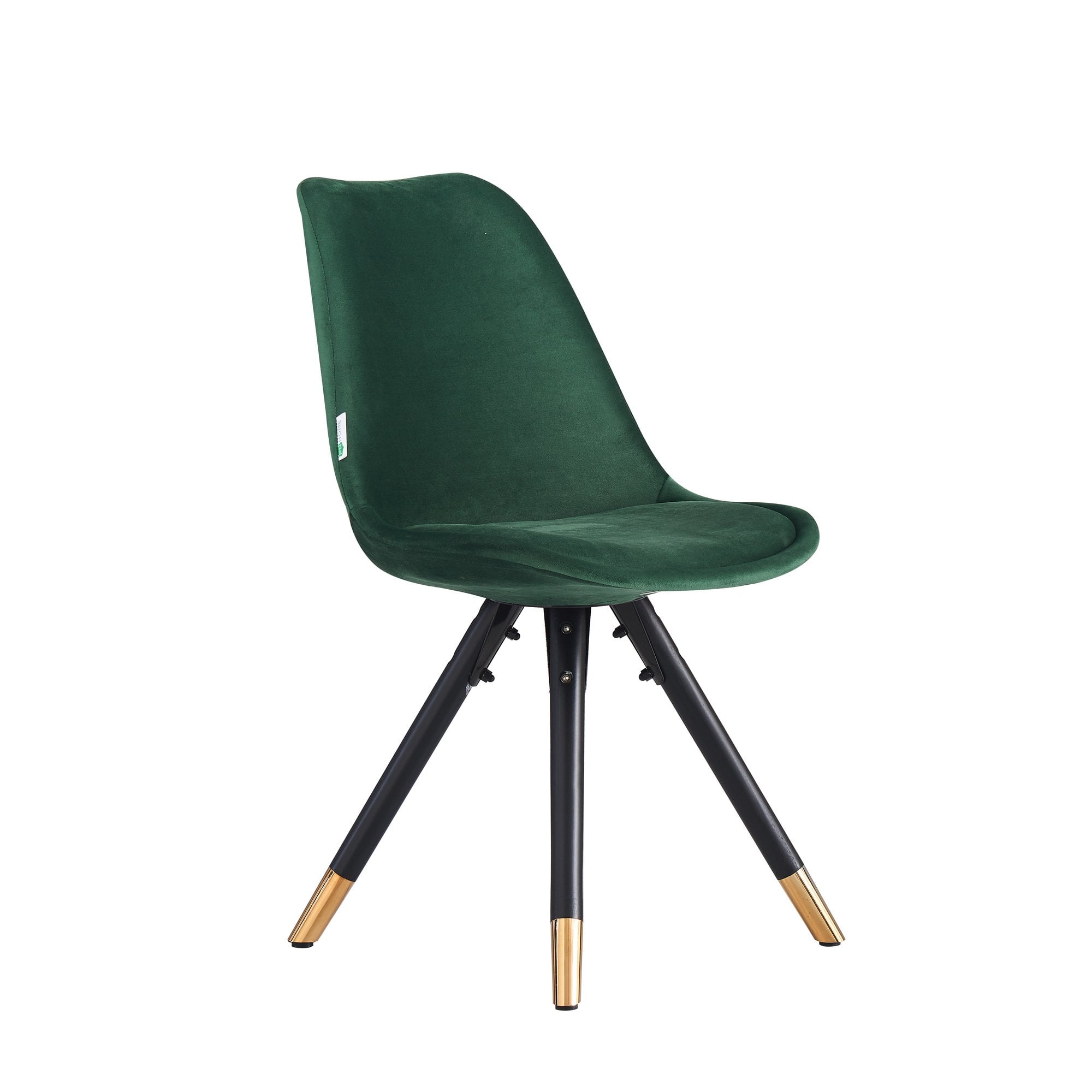 Sofia Velvet Dining Chair with Metal Legs - Retro Scandinavian Style
