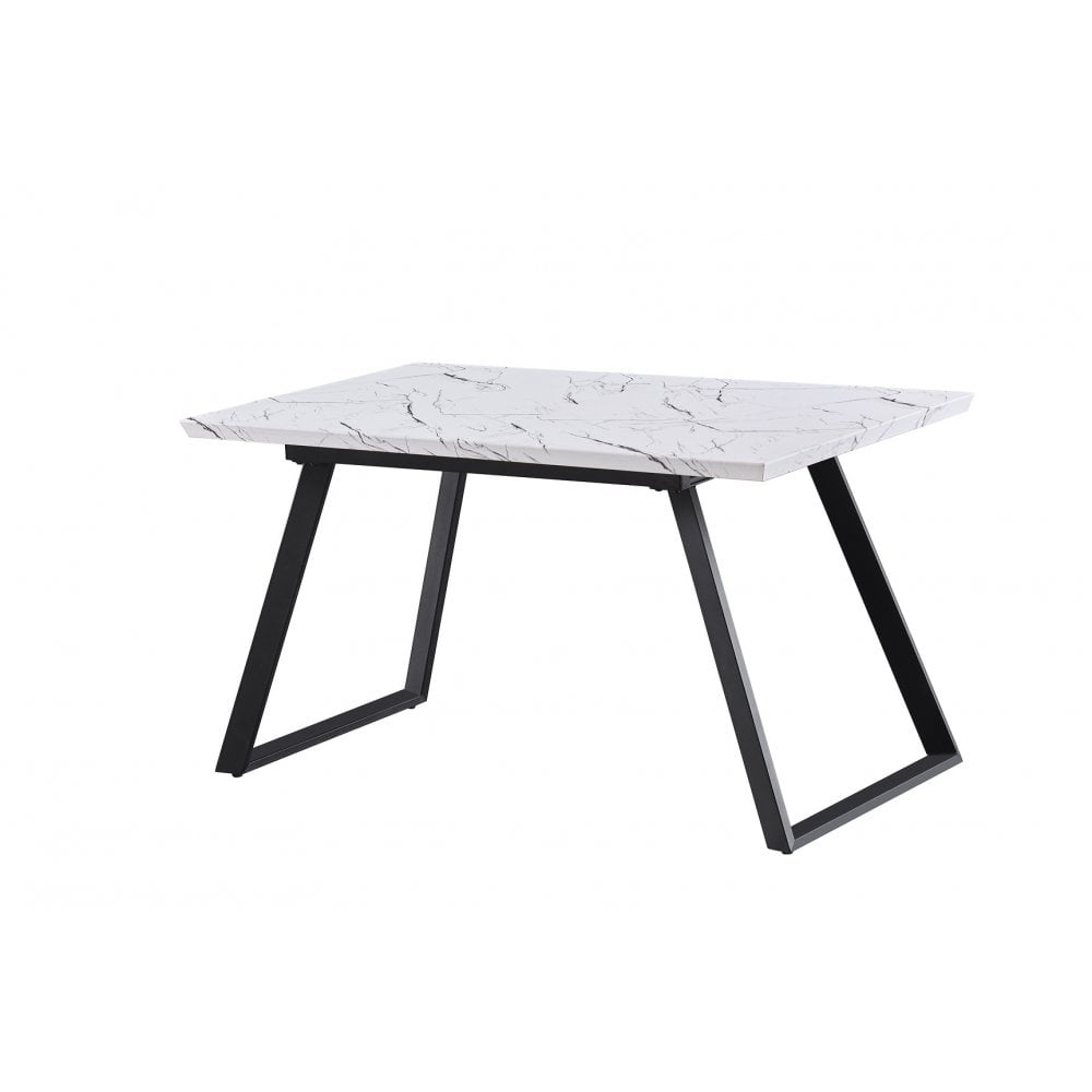 Zarah White Toga Lux Dining Set
