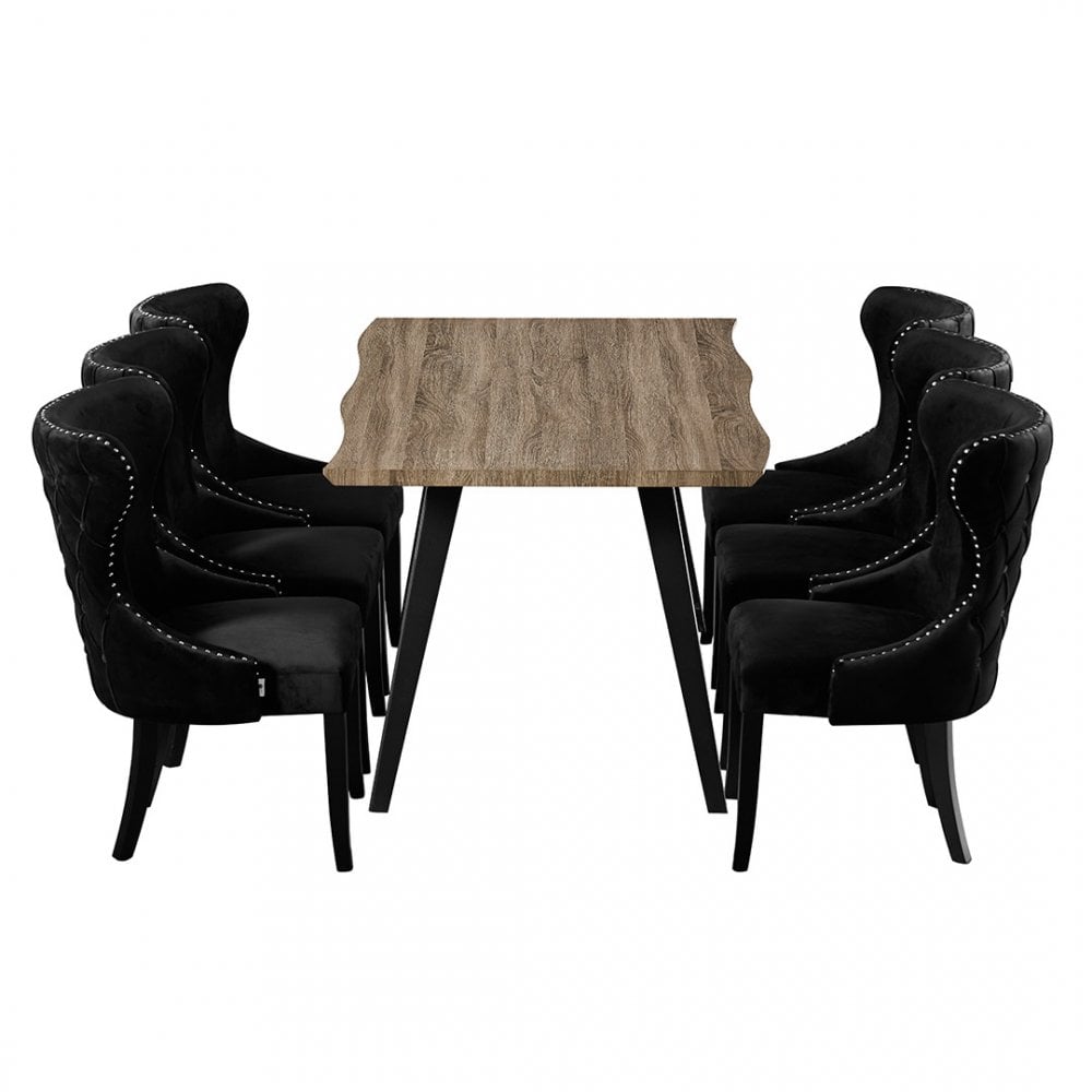 Mayfair Rocco Lux Dining Set