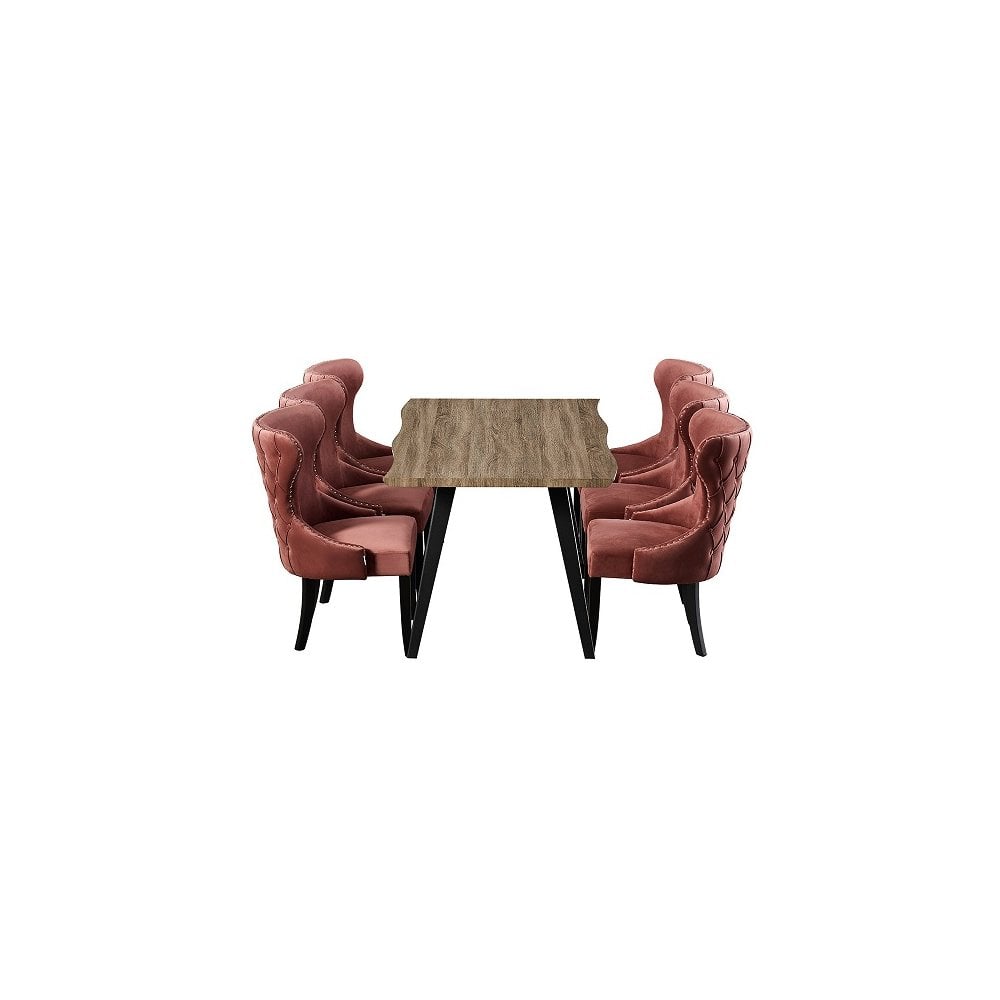 Mayfair Rocco Lux Dining Set