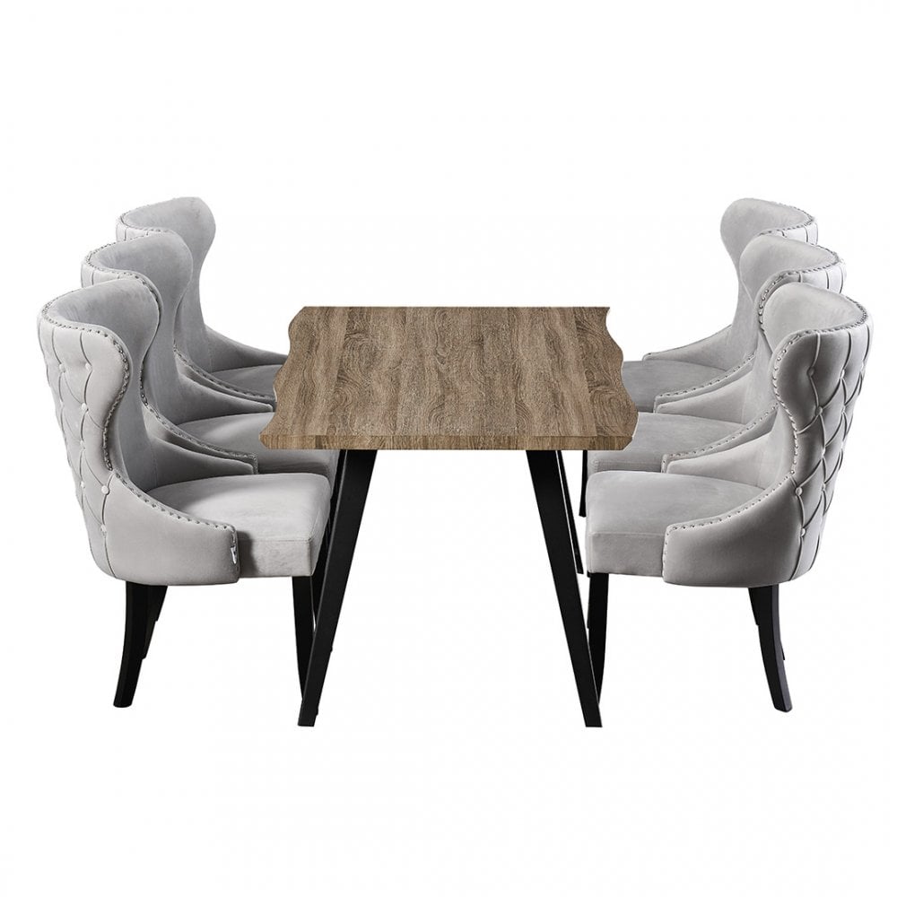Mayfair Rocco Lux Dining Set