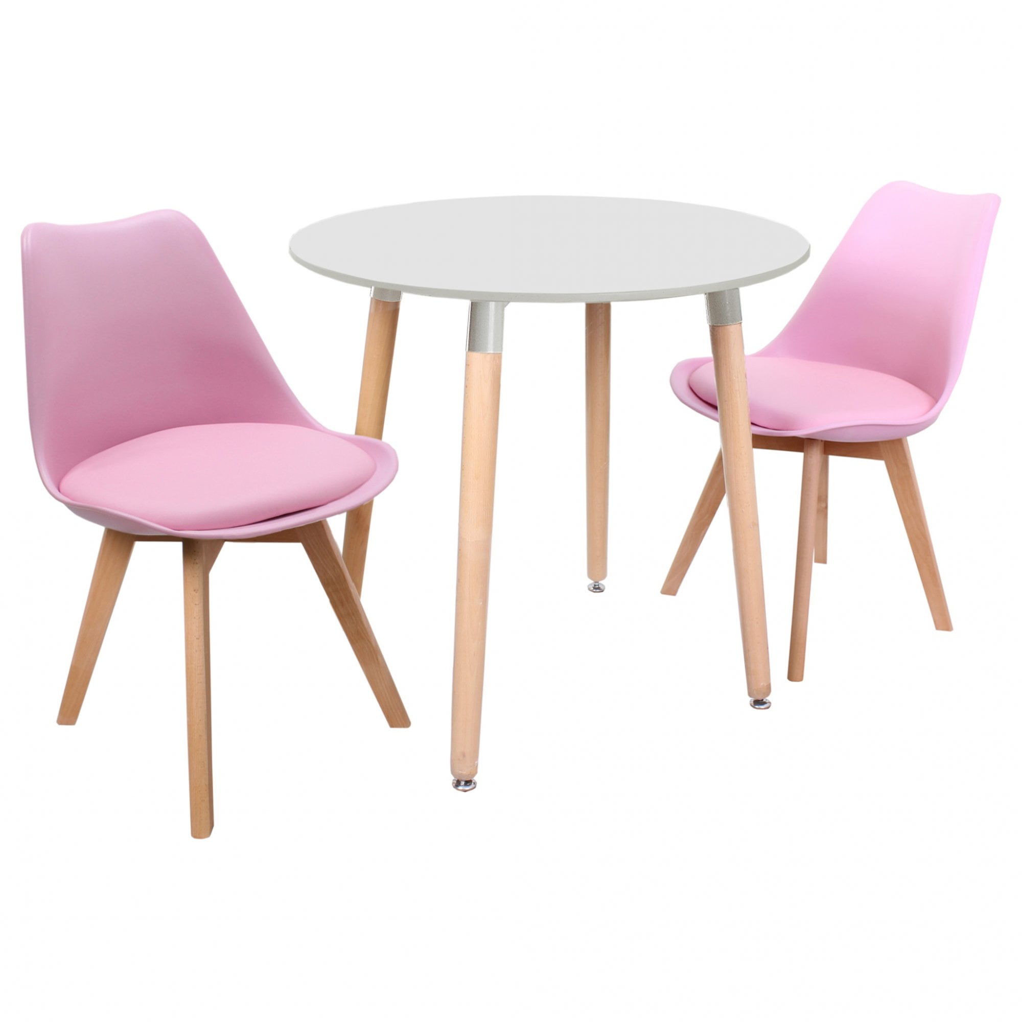 Jamie Lorenzo Halo Round Dining Set of 2