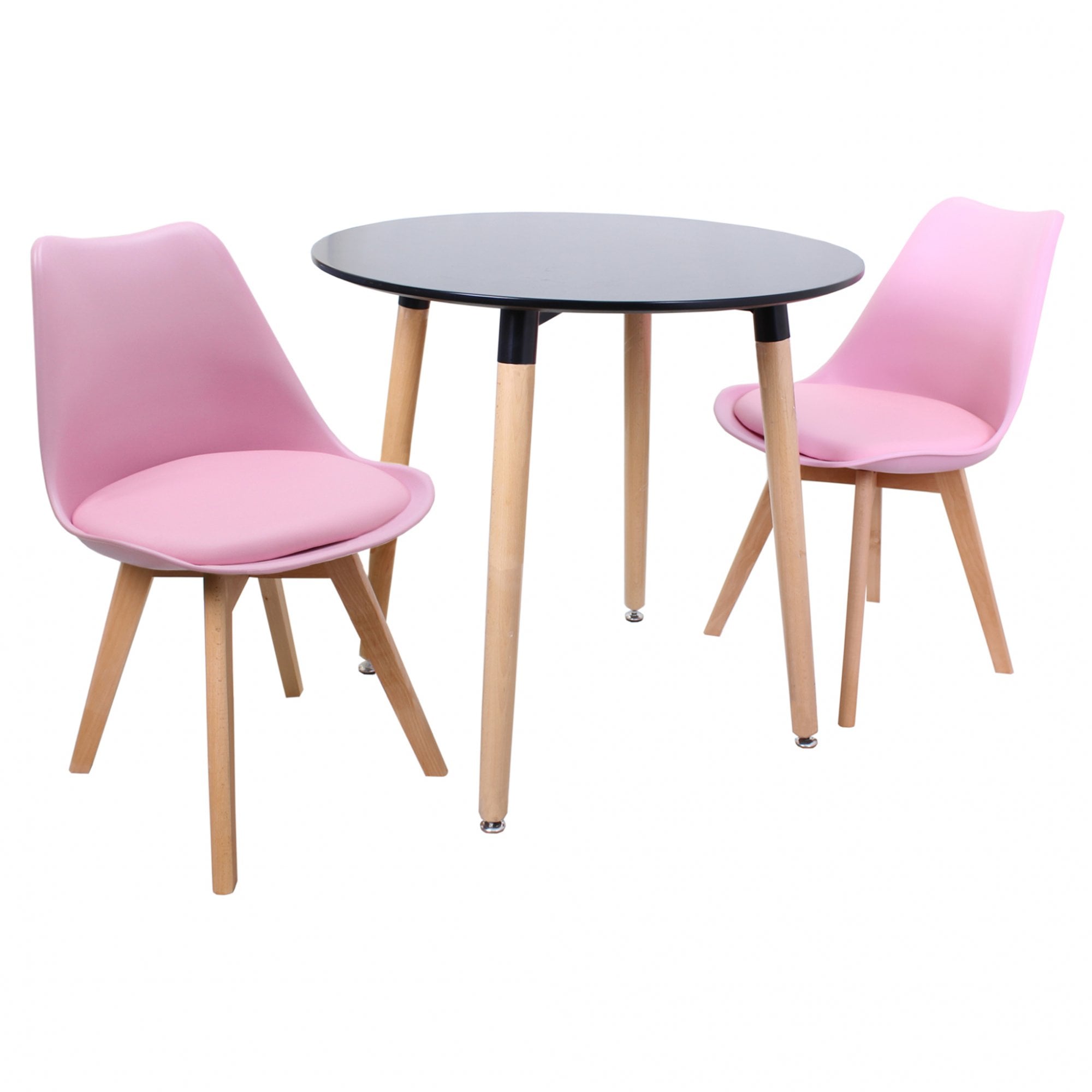 Jamie Lorenzo Halo Round Dining Set of 2