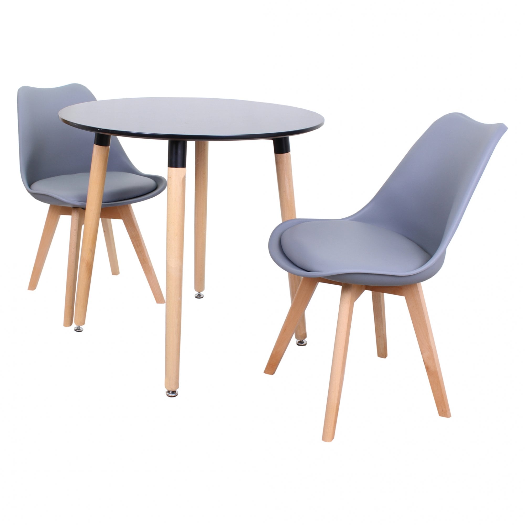 Jamie Lorenzo Halo Round Dining Set of 2