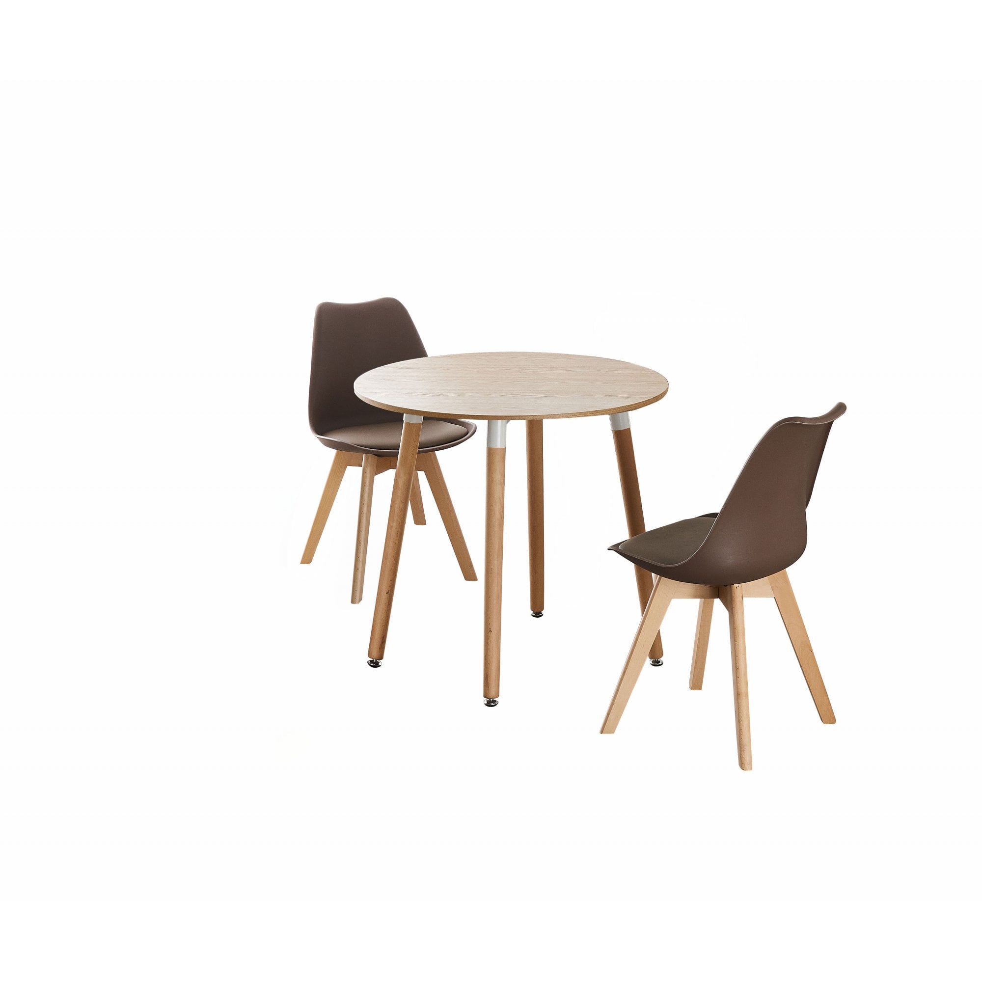 Jamie Lorenzo Halo Round Dining Set of 2