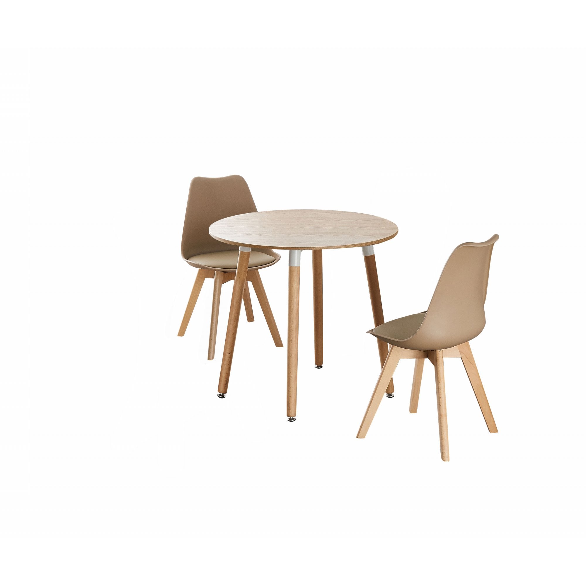 Jamie Lorenzo Halo Round Dining Set of 2