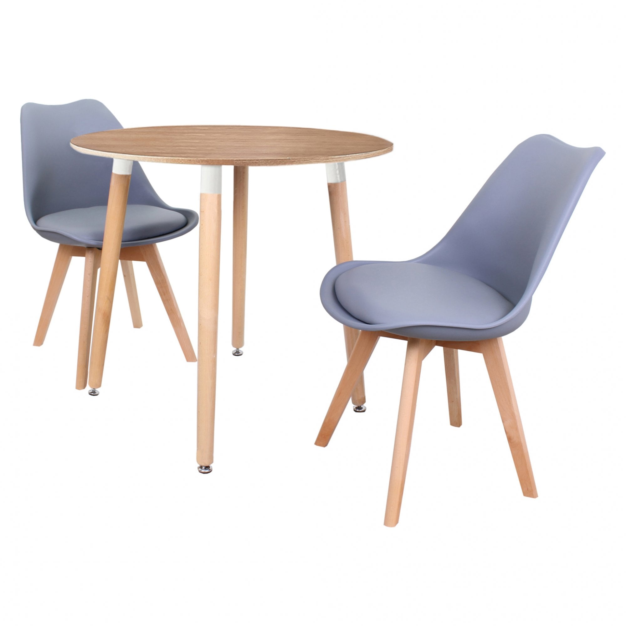 Jamie Lorenzo Halo Round Dining Set of 2