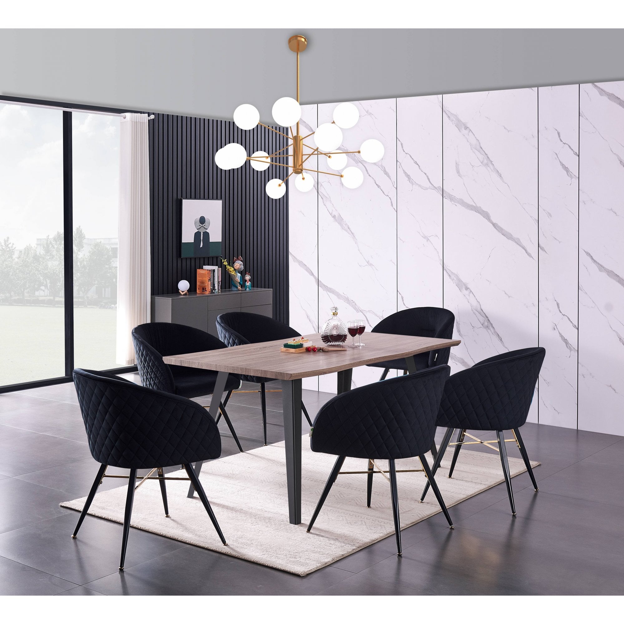Vittorio Rocco LUX Dining Set