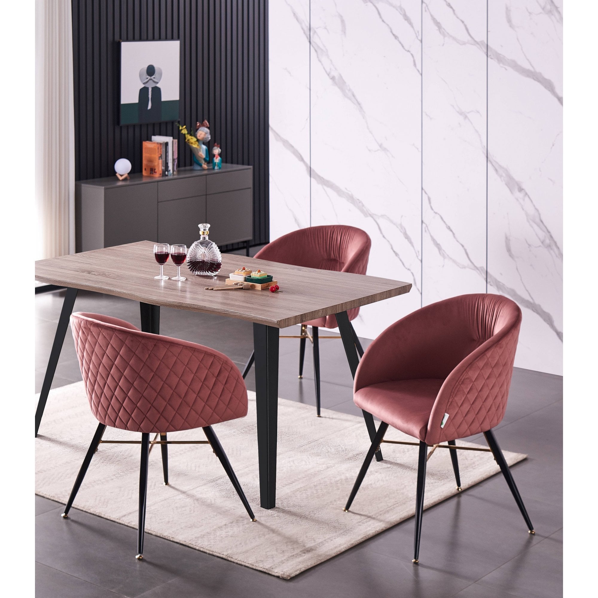 Vittorio Rocco LUX Dining Set