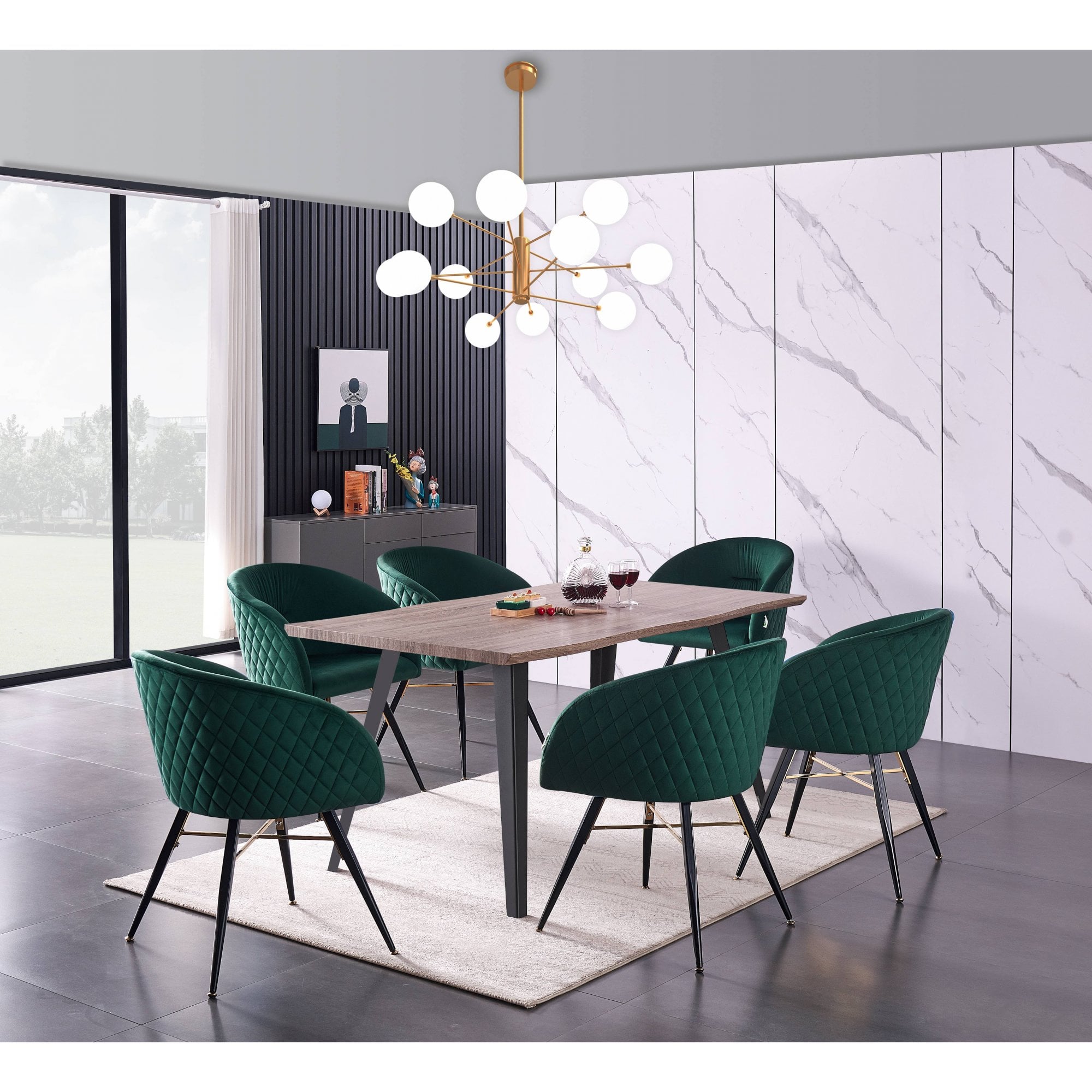Vittorio Rocco LUX Dining Set