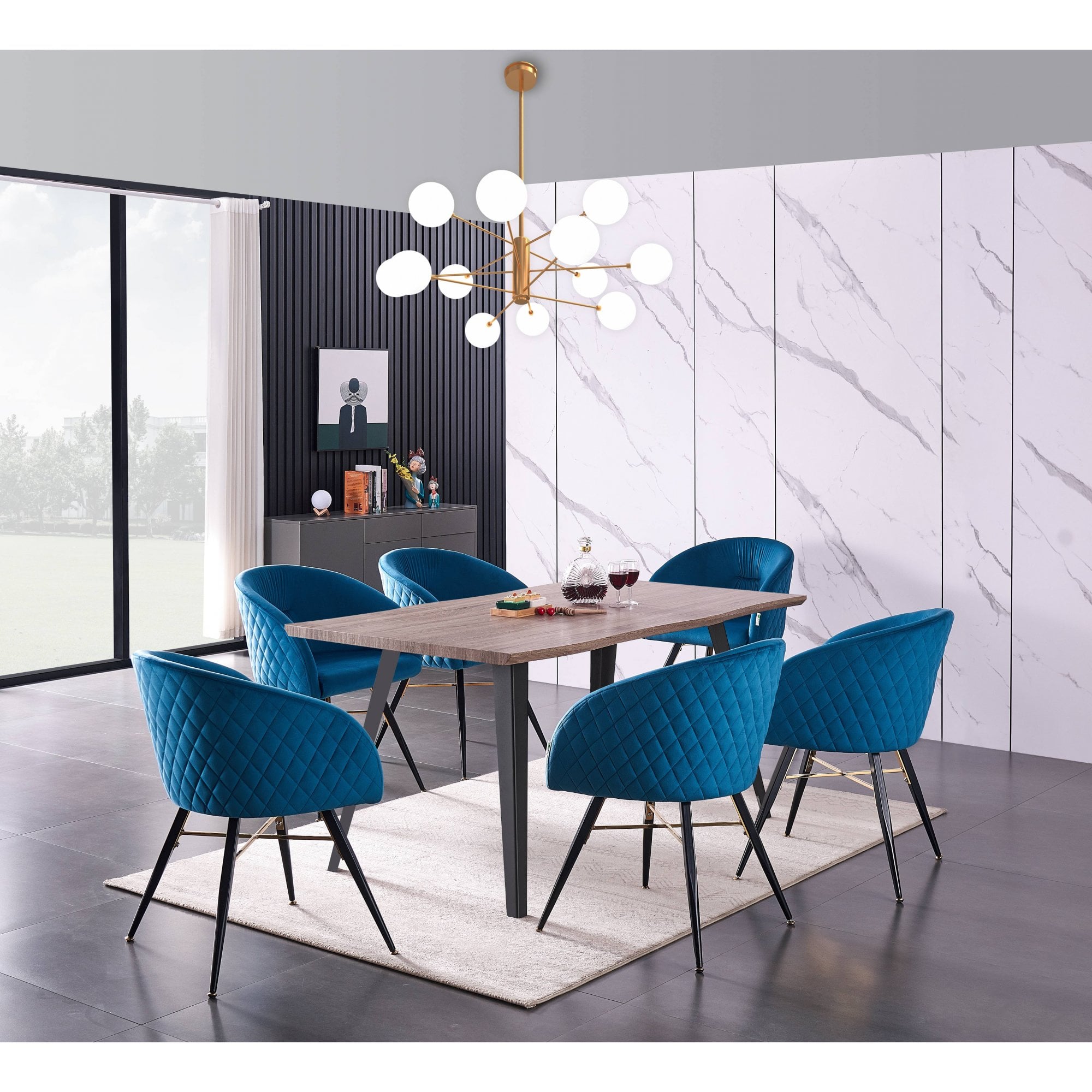 Vittorio Rocco LUX Dining Set