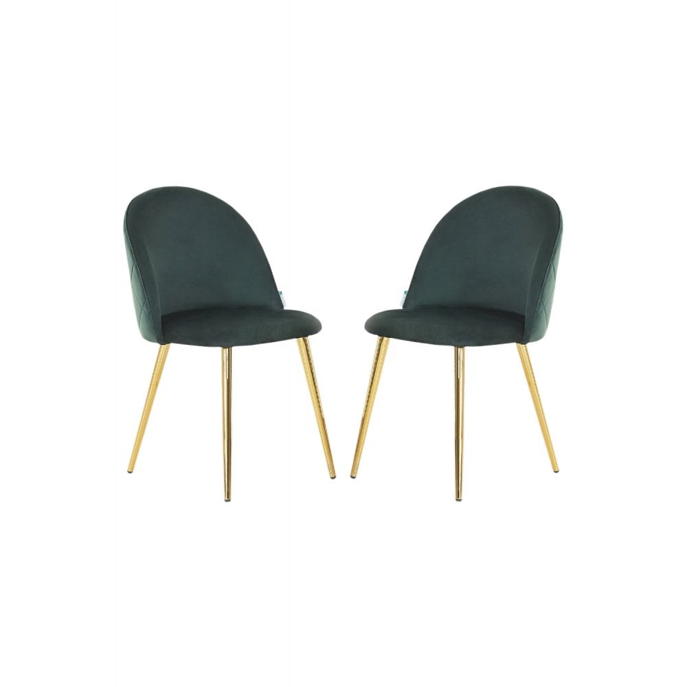 Lucia Velvet Dining Chair Set of 2