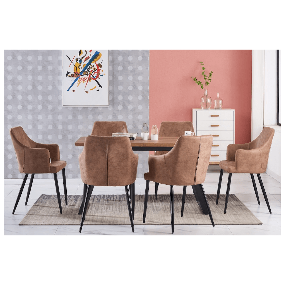 Zarah LUX faux leather chair