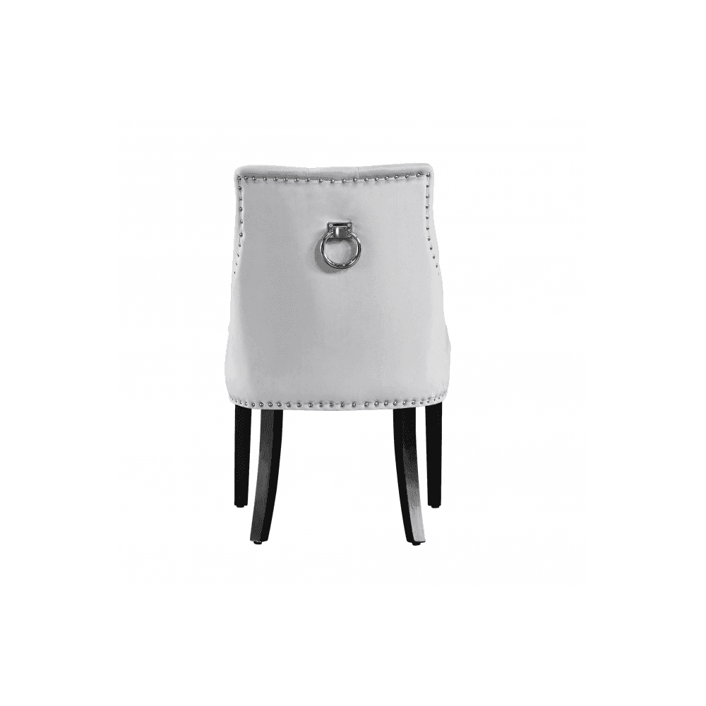 Windsor Duke Lux Dining Set - A White Table with Set of 6 Dining Chairs