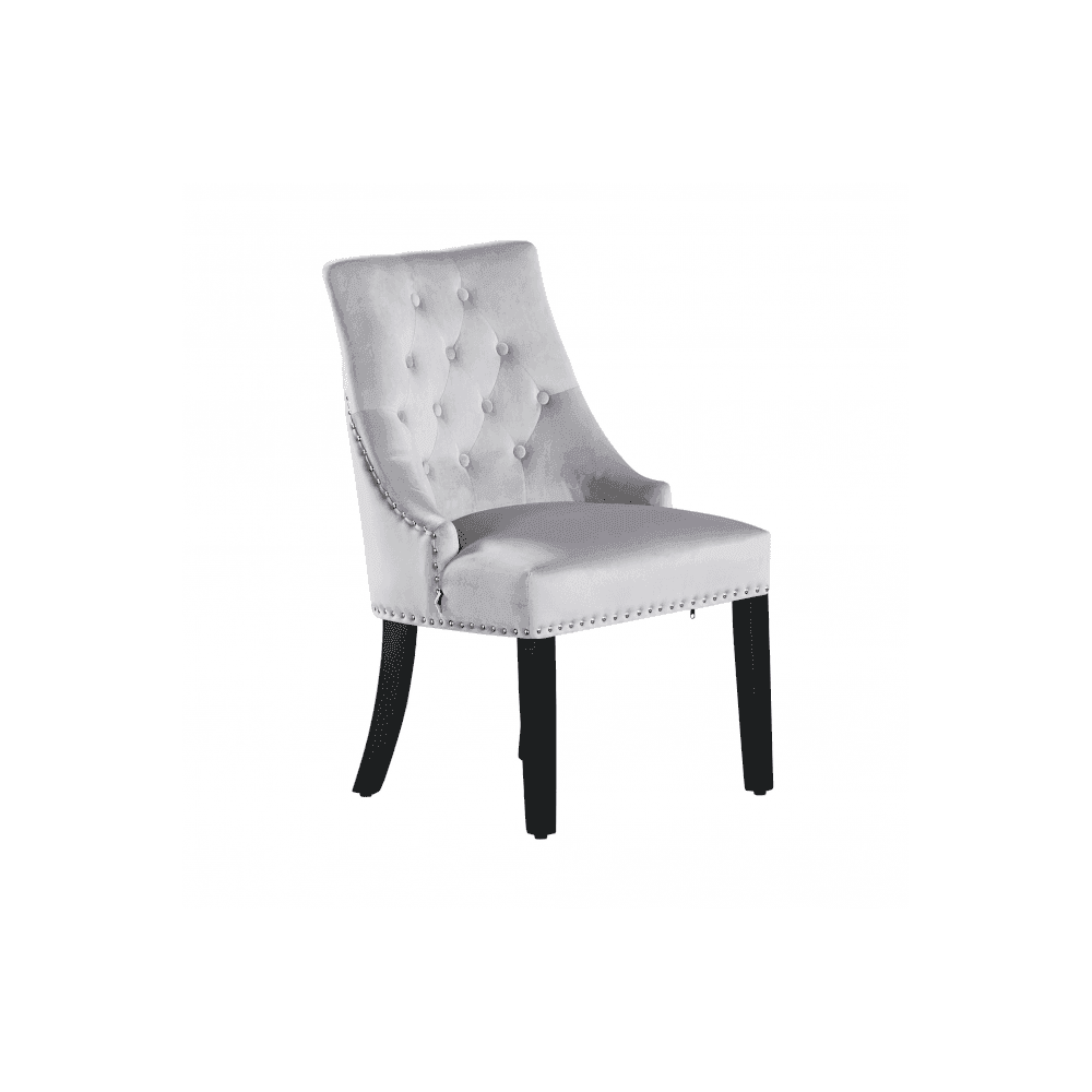Windsor Duke Lux Dining Set - A White Table with Set of 4 Dining Chairs