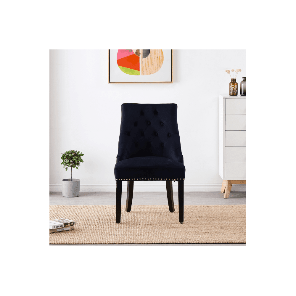 Windsor Duke Lux Dining Set - A Walnut Table with Set of 4 Dining Chairs