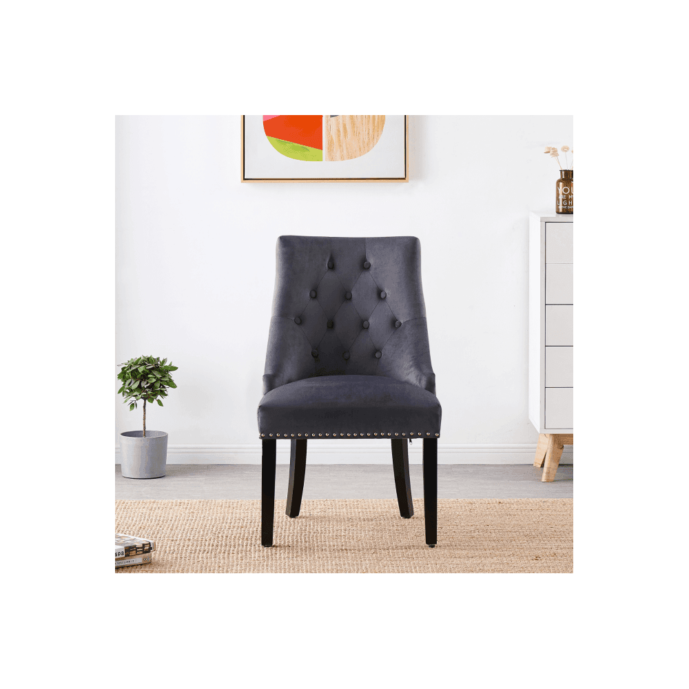 Windsor Duke Lux Dining Set - A Walnut Table with Set of 4 Dining Chairs