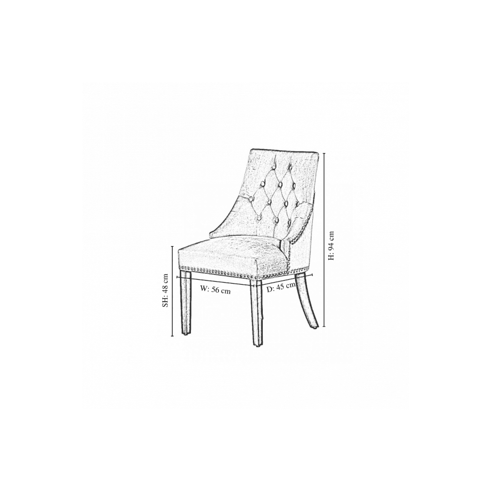Windsor Duke Lux Dining Set - A Walnut Table with Set of 4 Dining Chairs