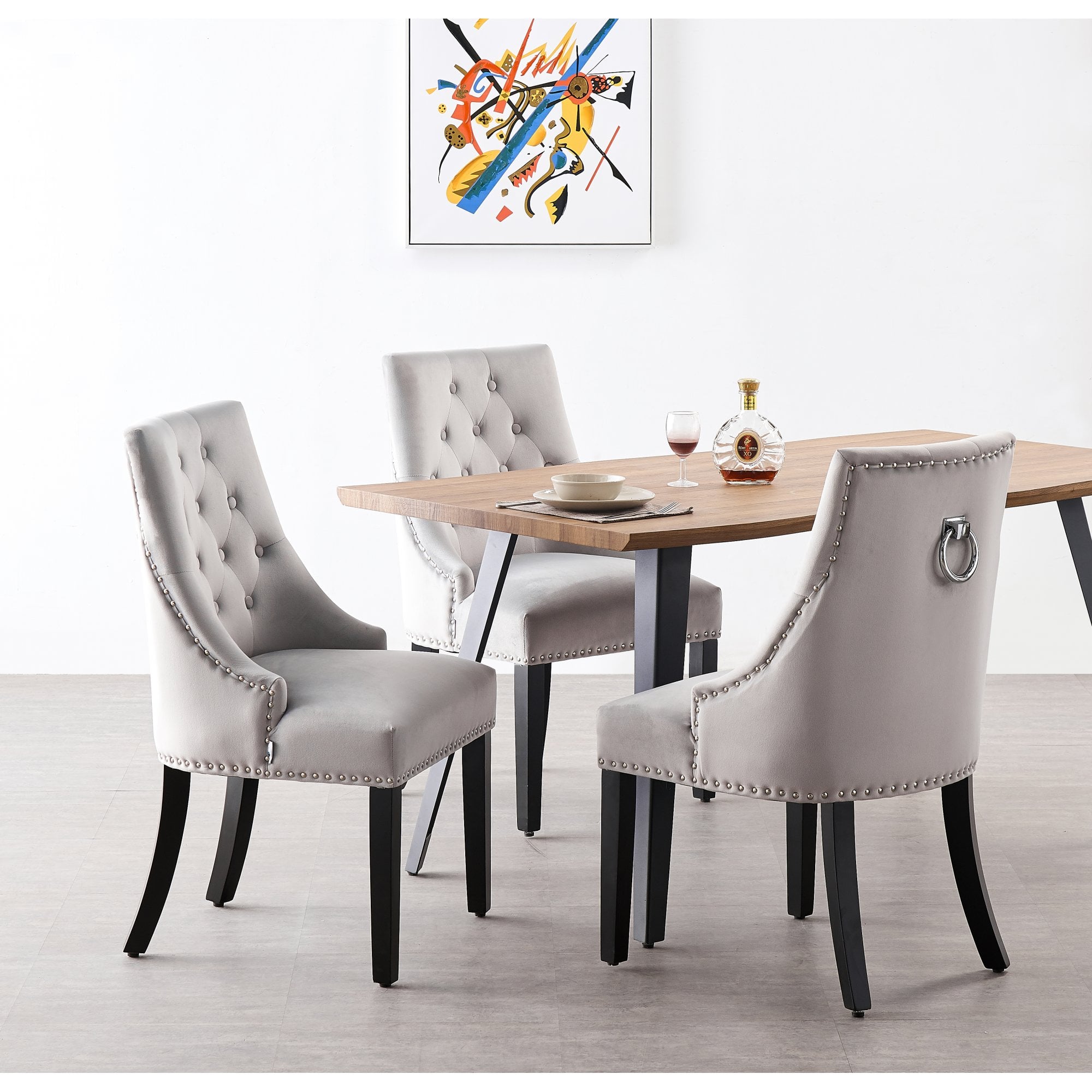 Windsor Rocco Dining Set | an Oak Table with set of 4 Dining Chairs