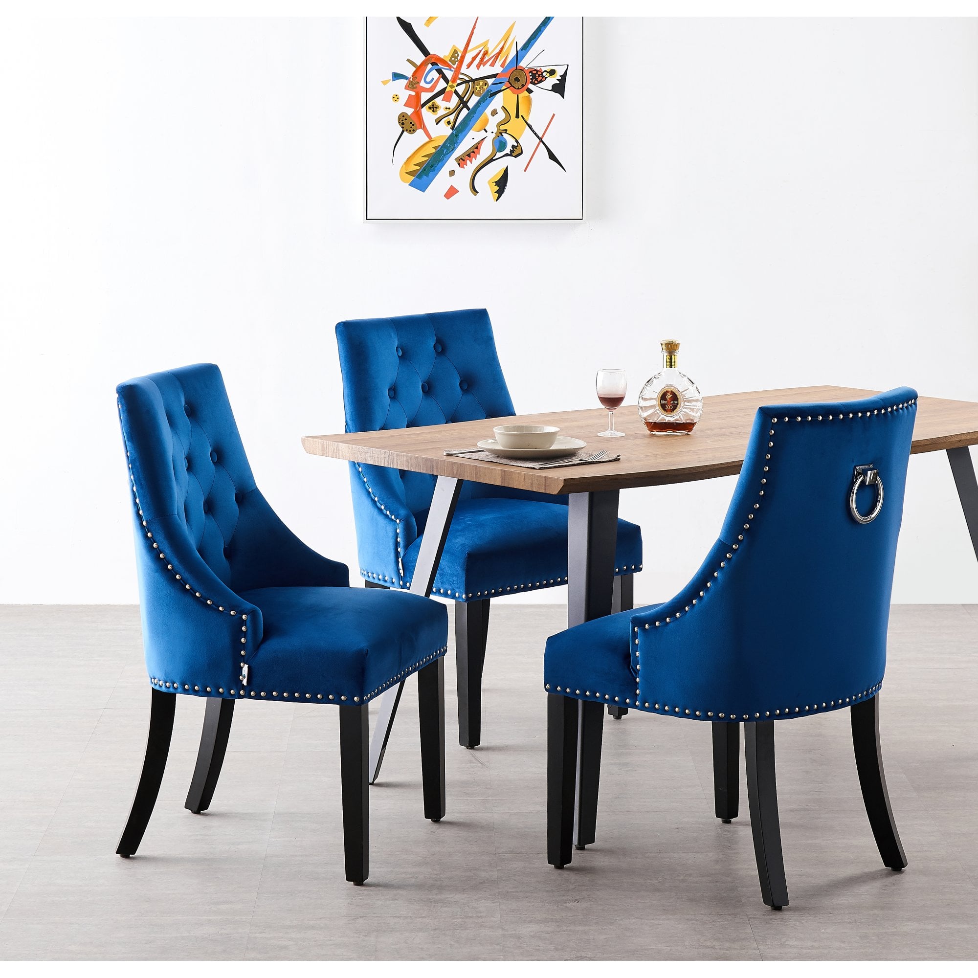 Windsor Rocco Dining Set | an Oak Table with set of 4 Dining Chairs