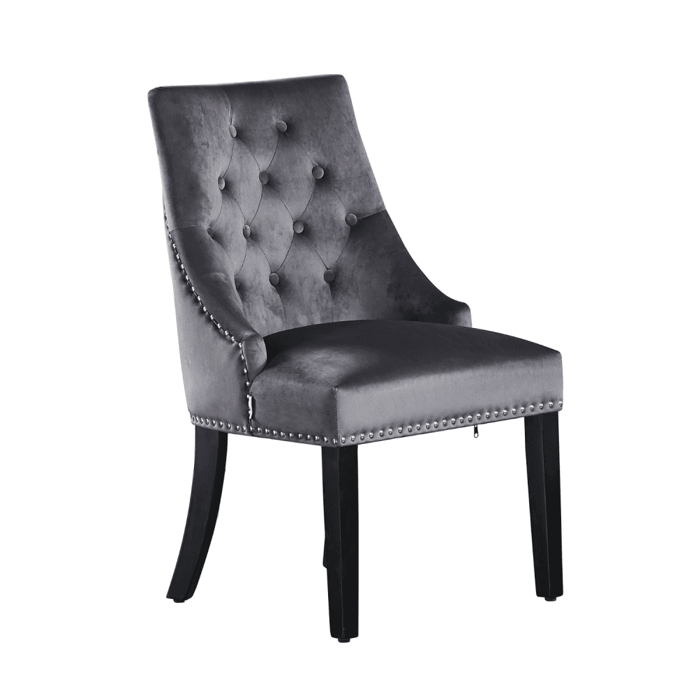 Windsor Cosmo Lux Dining Set | a Black Table and Set of 6 Chairs