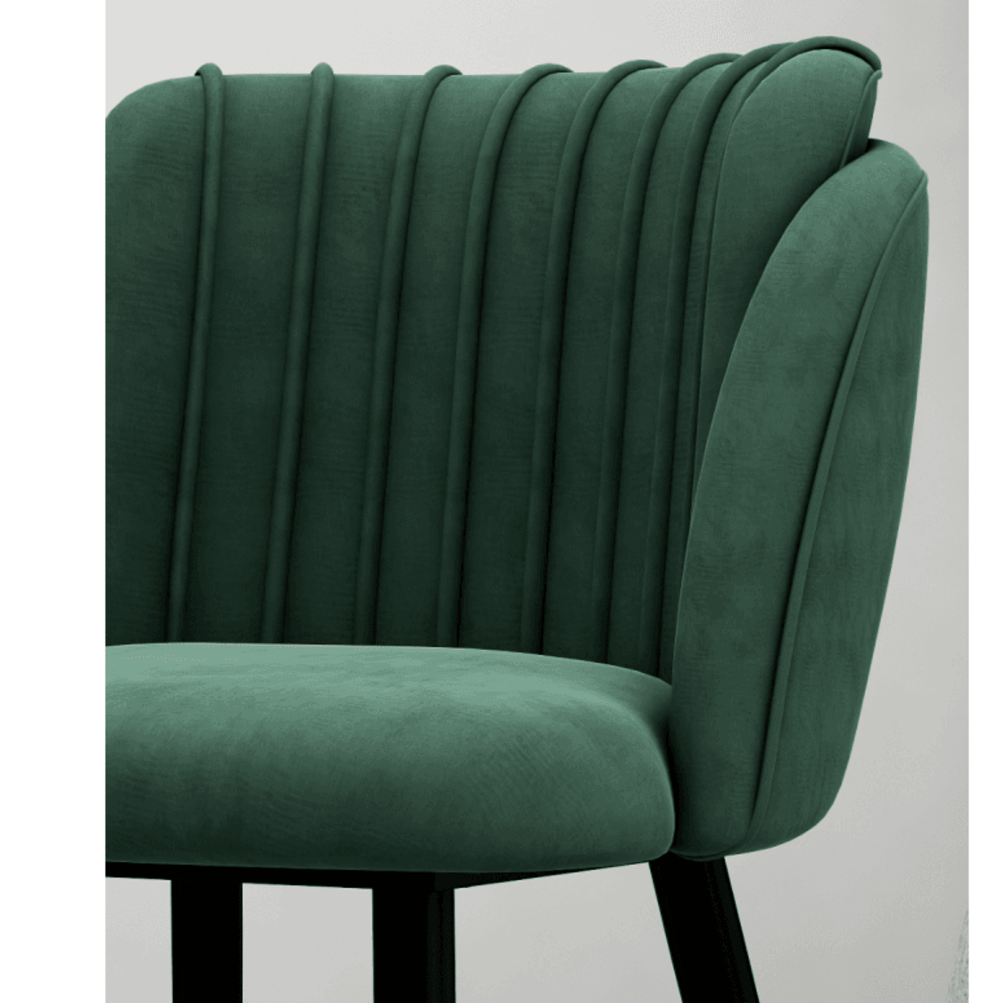 Milano Rocco Duke LUX Dining Set | a Oak Dining Table & 4 Velvet Dining Chairs with Silver End Caps