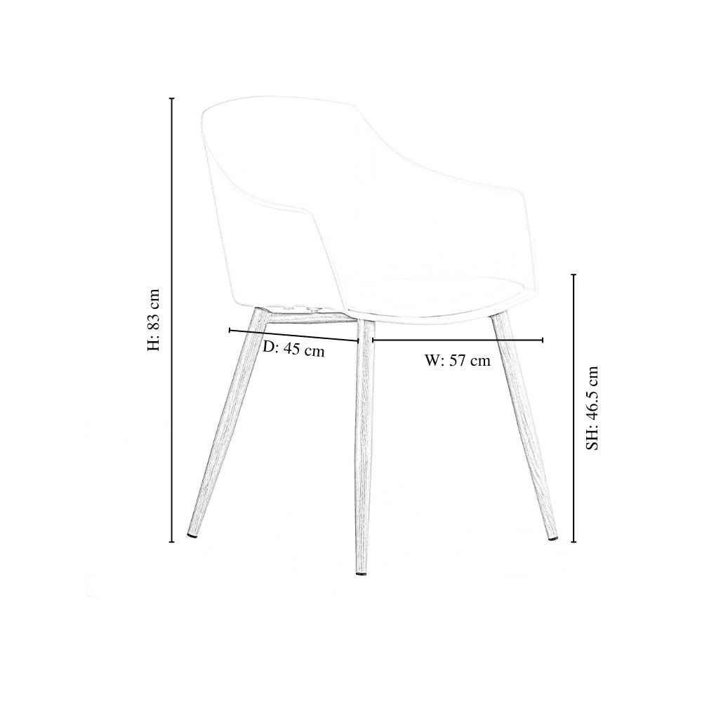 Eden Halo Dining Set - an Oak Dining Table and Set of 4 Dining Chairs