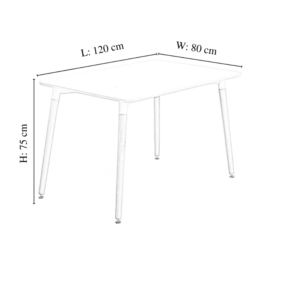 Halo 4 or 6 seating Dining Table