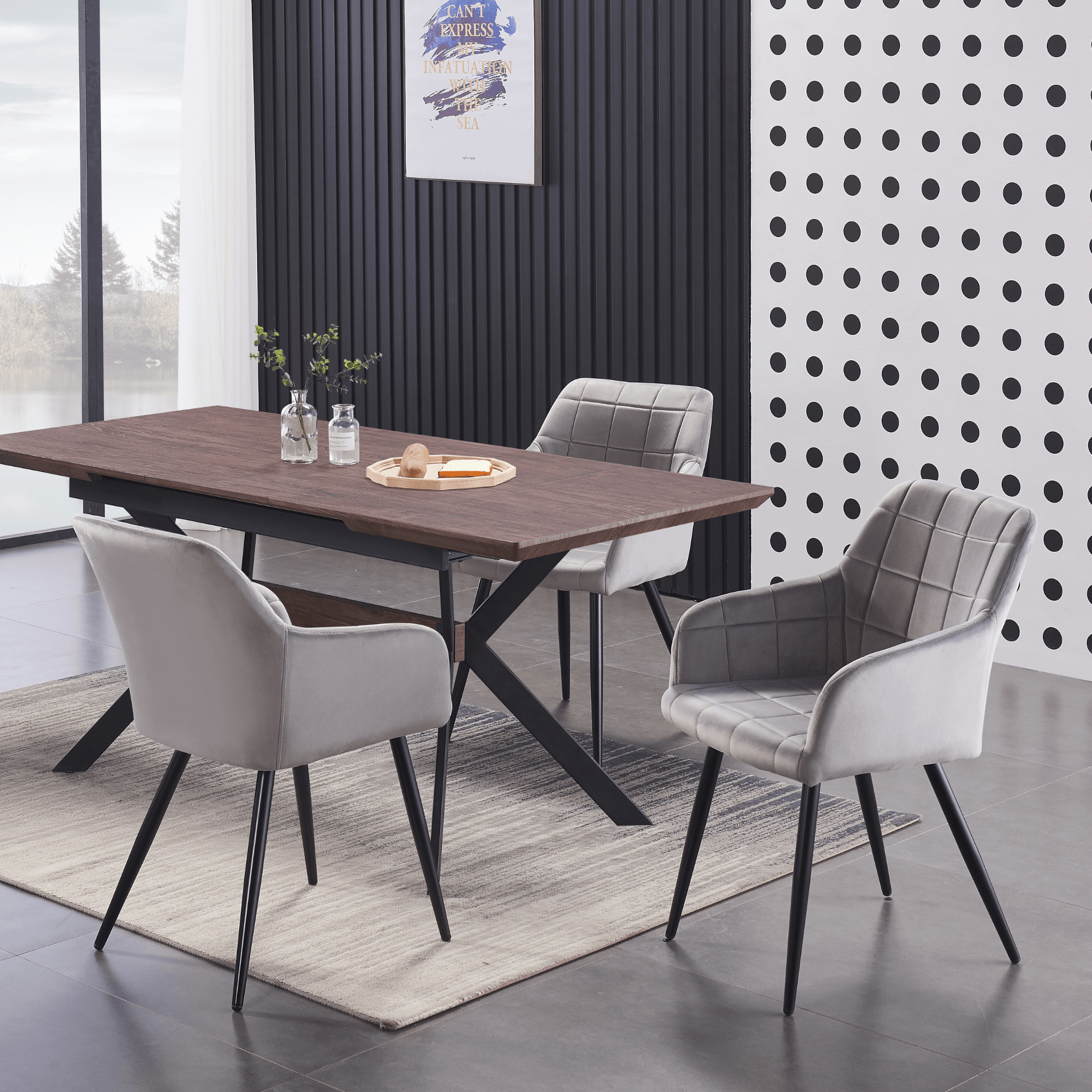 Camden Velvet Dining Chair