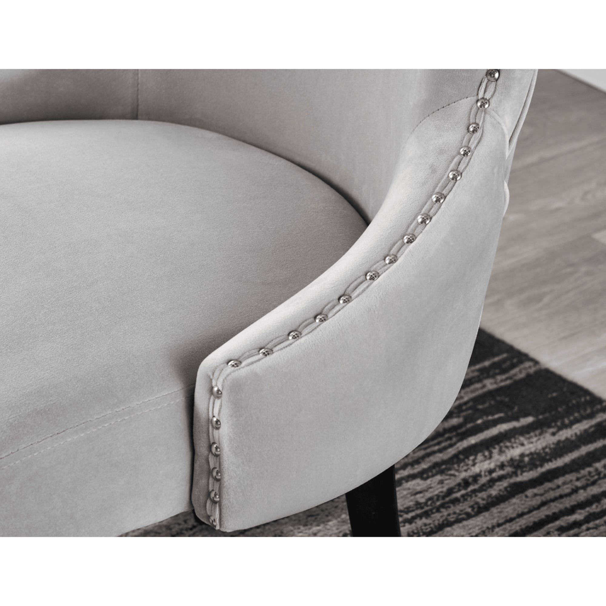 Toga Mayfair LUX Dining Set - Toga Extendable White Dining Table w/ a Set of 4 Mayfair LUX Velvet Dining Chairs
