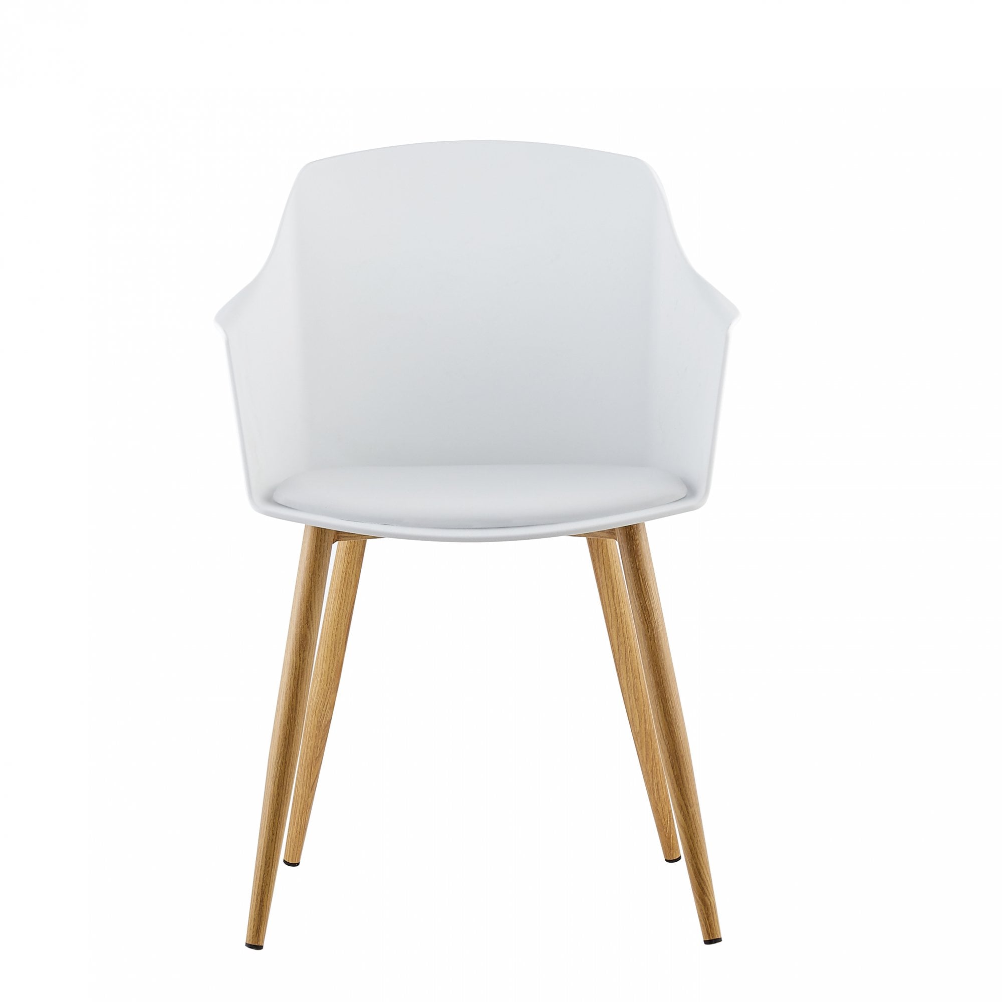 Eden Halo Dining Set - a White Dining Table and Set of 4 Dining Chairs