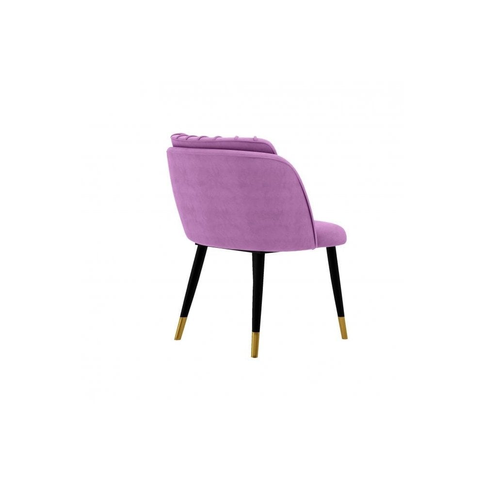 Milano Duke LUX Dining Set | a White Dining Table & 4 Velvet Dining Chairs with Silver End Caps