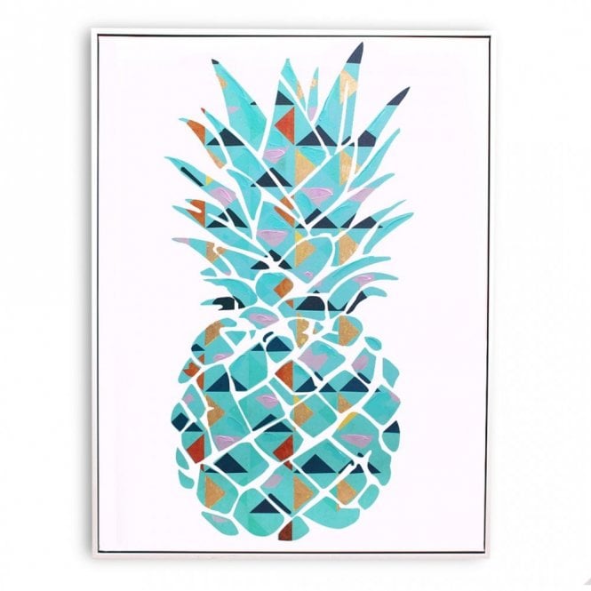 Fractured Fruit Framed Print